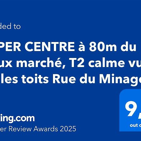 Hyper Centre A 80M Du Vieux Marche, T2 Calme Vue Sur Les Toits Rue Du Minage Διαμέρισμα Λα Ροσέλ Εξωτερικό φωτογραφία