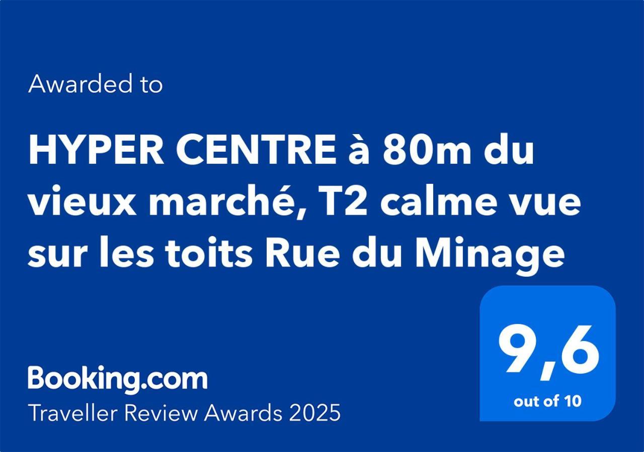 Hyper Centre A 80M Du Vieux Marche, T2 Calme Vue Sur Les Toits Rue Du Minage Διαμέρισμα Λα Ροσέλ Εξωτερικό φωτογραφία